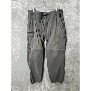 BC Clothing Pants Men XXL x 30 Cotton Stretch Convertible Hiking Cargo Utility